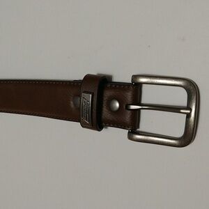 Dickies Men's Brown Wide Belt 36/40 Synthetic Leather #B-57